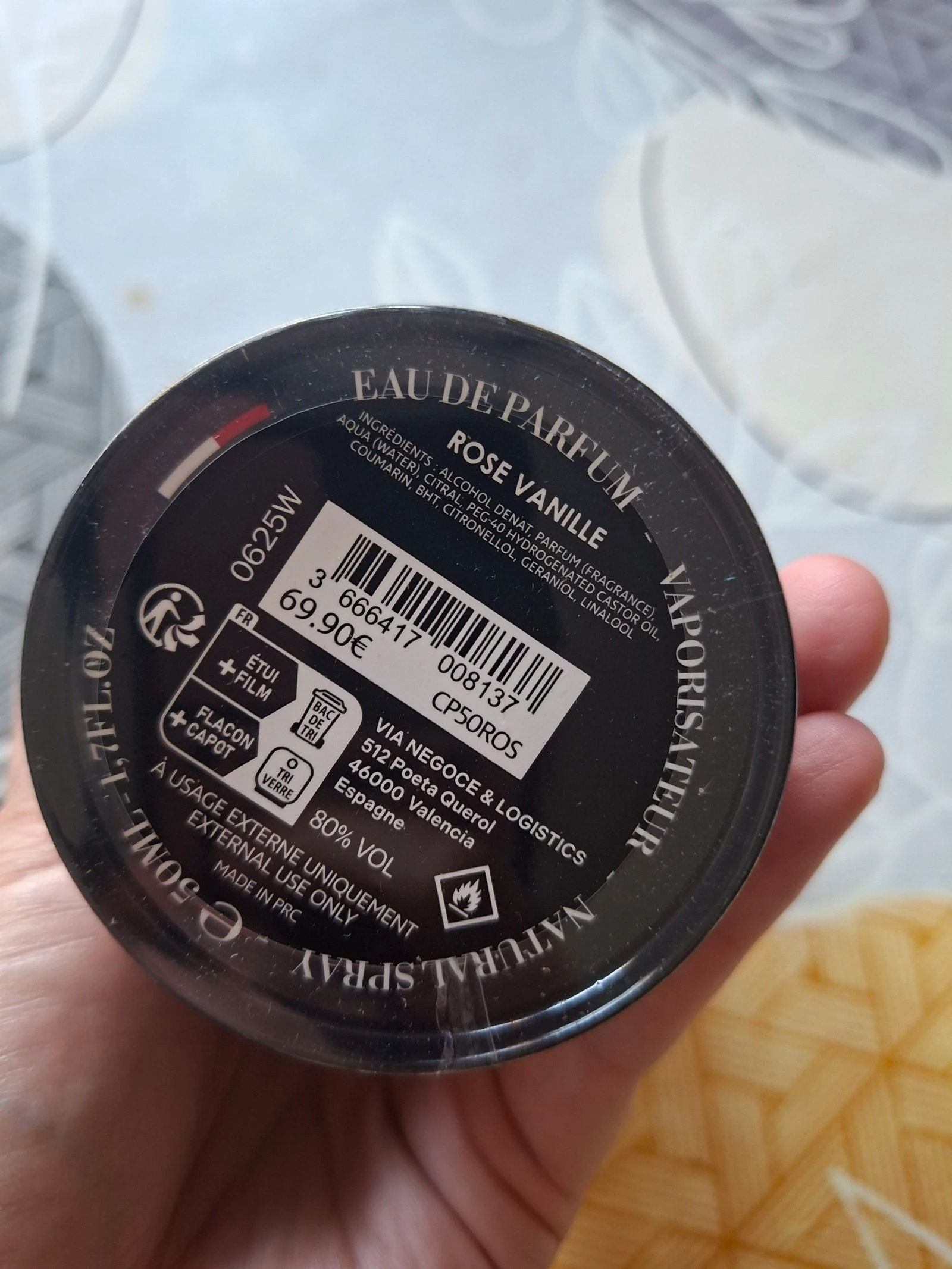 Eau de parfum Collection Privée Paris – Rose Vanille – photo 4